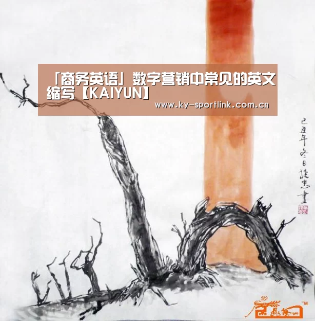 「商务英语」数字营销中常见的英文缩写【KAIYUN】(图1) 开云体育官网