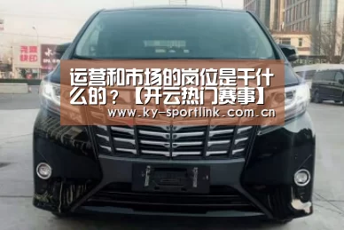 运营和市场的岗位是干什么的?【开云热门赛事】(图2) 开云官网